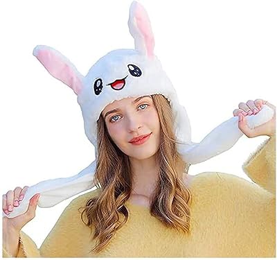 Rabbit Hat Ear Moving Jumping Cap